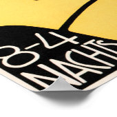 FLEDERMAUS THEATER & CABARET Art Deco Werbung Poster (Ecke)