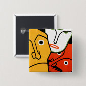 Fledermaus Theater und Kabarett Button (Vorne & Hinten)