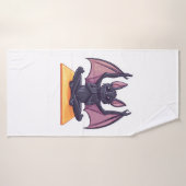 Fledermaus-Yoga-Fluss Badehandtuch (Badehandtuch)