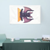 Fledermaus Yoga Fluss Banner (Messeveranstaltung)