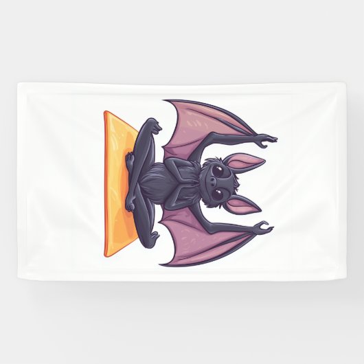 Fledermaus Yoga Fluss Banner (Horizontal)