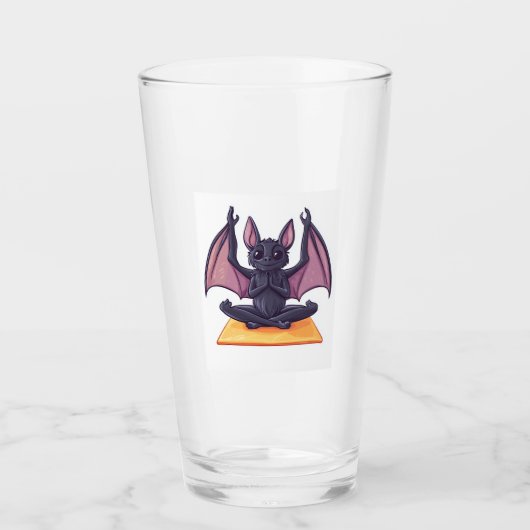 Fledermaus-Yoga-Fluss Glas (Vorderseite)