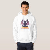 Fledermaus Yoga Fluss Hoodie (Vorne ganz)