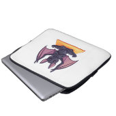 Fledermaus Yoga Fluss Laptopschutzhülle (Vorne Knopf)