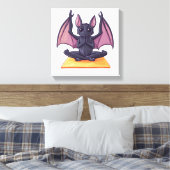 Fledermaus-Yoga-Fluss Leinwanddruck (Insitu (Schlafzimmer))
