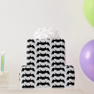Fledermausdesign Hintergrund in beliebiger Farbe Geschenkpapier