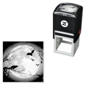 Fledermäuse am Mond zu Halloween Permastempel (Beispiel)