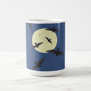 Fledermäuse auf dem Mond Kaffeetasse