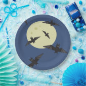 Fledermäuse auf dem Mond Pappteller (Party)