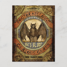 Fledermäuse Blut Postkarte