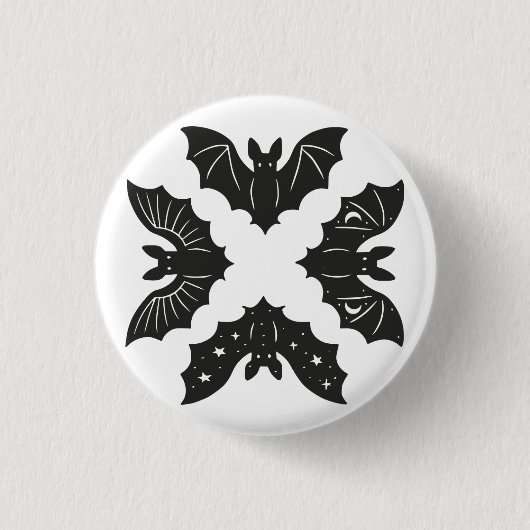 Fledermäuse Button (Vorderseite)