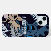 Fledermäuse Case-Mate iPhone Hülle (Rückseite (Horizontal))