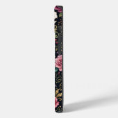 Fledermäuse, die durch Rosen fliegen, Gothic-iPhon Case-Mate iPhone Hülle (Rückseite / Links)