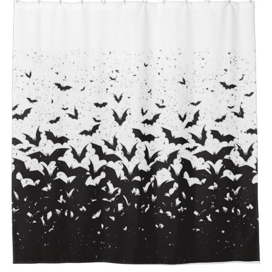 Fledermäuse Duschvorhang (Vorderseite)