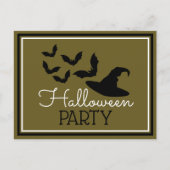 Fledermäuse, Einladung Halloween-Party (Vorderseite)