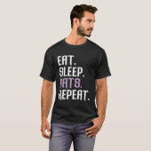 Fledermäuse Essen Schlaf Fledermaus Tier Flederma T-Shirt (Vorne ganz)