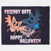 Fledermäuse Fleecedecke (Vorderseite (Horizontal))