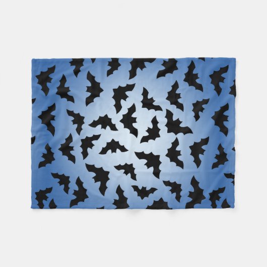 Fledermäuse Fleecedecke (Vorderseite (Horizontal))
