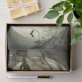 Fledermäuse fliegen Crow sitzt vor Halloween Full  Seidenpapier (Geschenk)