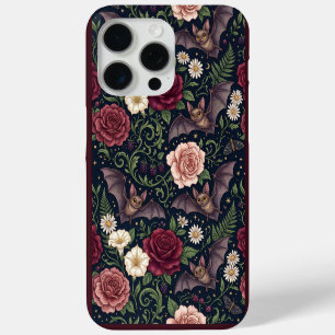 Fledermäuse fliegen durch Rosen Gothic iPhone 15 P Case-Mate iPhone Hülle