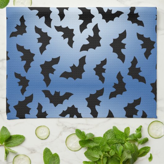 Fledermäuse Geschirrtuch (Gefaltet)