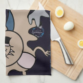 Fledermäuse Geschirrtuch (Viertel Falte)