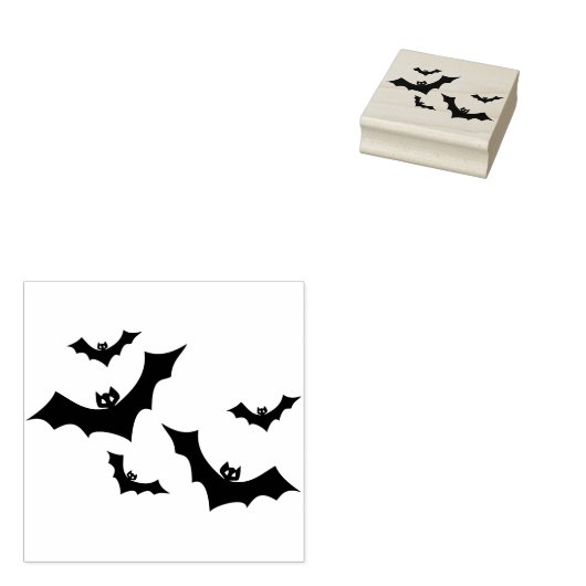 Fledermäuse Gummistempel (Stempel)