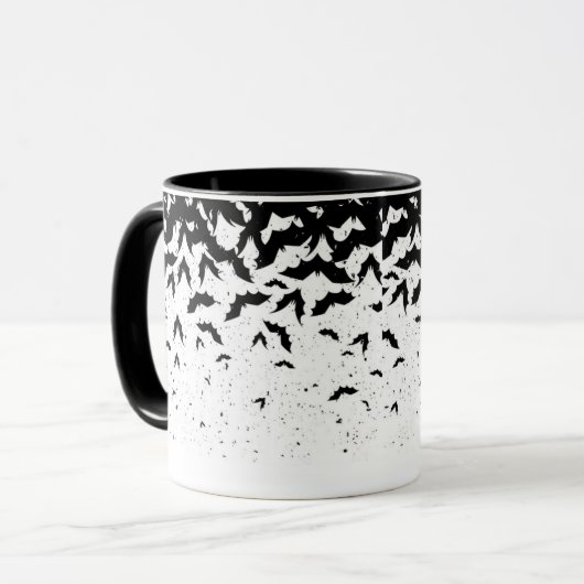 Fledermäuse Halloween Horror Vampire Tasse (Vorderseite Links)