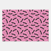 Fledermäuse Halloween-Party Geschenkpapier Set (Vorderseite 3)