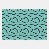 Fledermäuse Halloween-Party Geschenkpapier Set (Vorderseite 2)