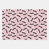 Fledermäuse Halloween-Party Geschenkpapier Set (Vorderseite)