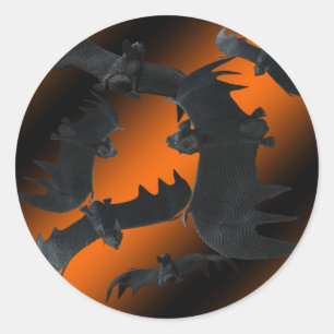 Fledermäuse Halloween Sticker
