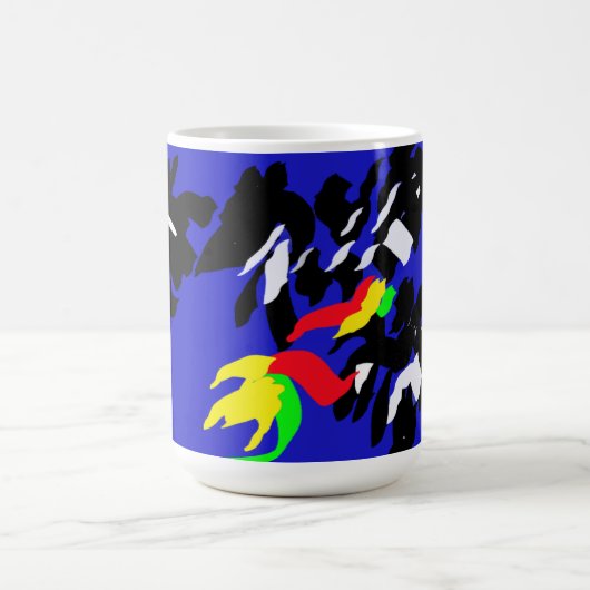 Fledermäuse Herbst Kaffeetasse (Mittel)