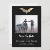 Fledermäuse Hochzeit retten Datum Save The Date (Vorderseite)