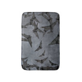 Fledermäuse im dunklen wolkigen Himmel Badematte (Vorderseite Vertikal)