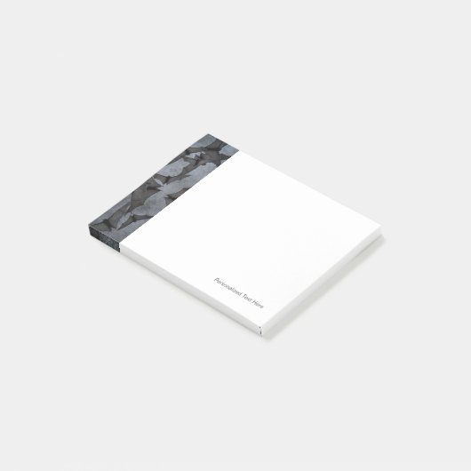 Fledermäuse im dunklen wolkigen Himmel Post-it Klebezettel (angewinkelt)