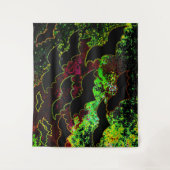 Fledermäuse im Fluchtnebel Wandteppich (Vorderseite)