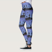 Fledermäuse im Friedhof Leggings (Links)