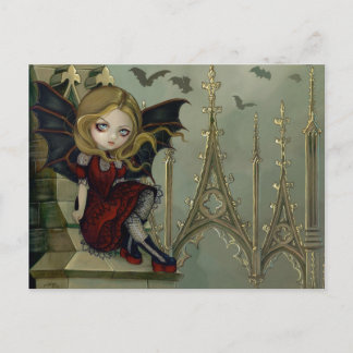 "Fledermäuse in Belfry" Postkarte