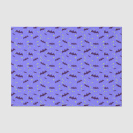 Fledermäuse in einem undurchsichtigen Muster Seidenpapier