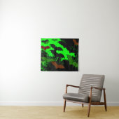 Fledermäuse in Fliegengrün Wandteppich (Beispiel (Horizontal))