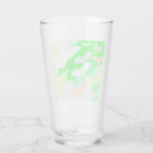 Fledermäuse in Flight Pastell Green Glas (Rückseite)