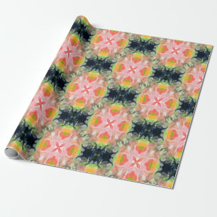 Fledermäuse in Living Coral... Geschenkpapier