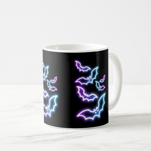 Fledermäuse Kaffeetasse (VorderseiteRechts)