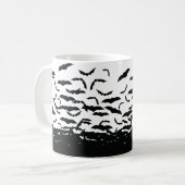 Fledermäuse Kaffeetasse (Vorderseite Links)
