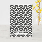 Fledermäuse Karte (Gelbe Blume)