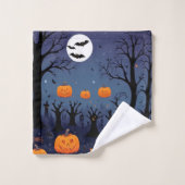 Fledermäuse & Katzen: Halloween Küchentücher Set (Waschlappen)