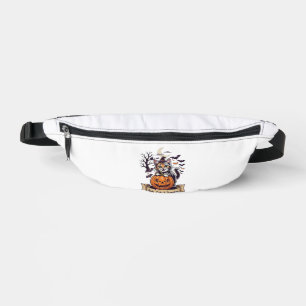 Fledermäuse Katzen Kürbisse Halloween Hexe Katze G Bauchtasche