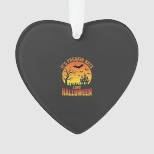 Fledermäuse lieben Halloween Spukschloss Design_ Ornament