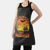 Fledermäuse lieben Halloween Spukschloss Design_ Schürze (InSitu)